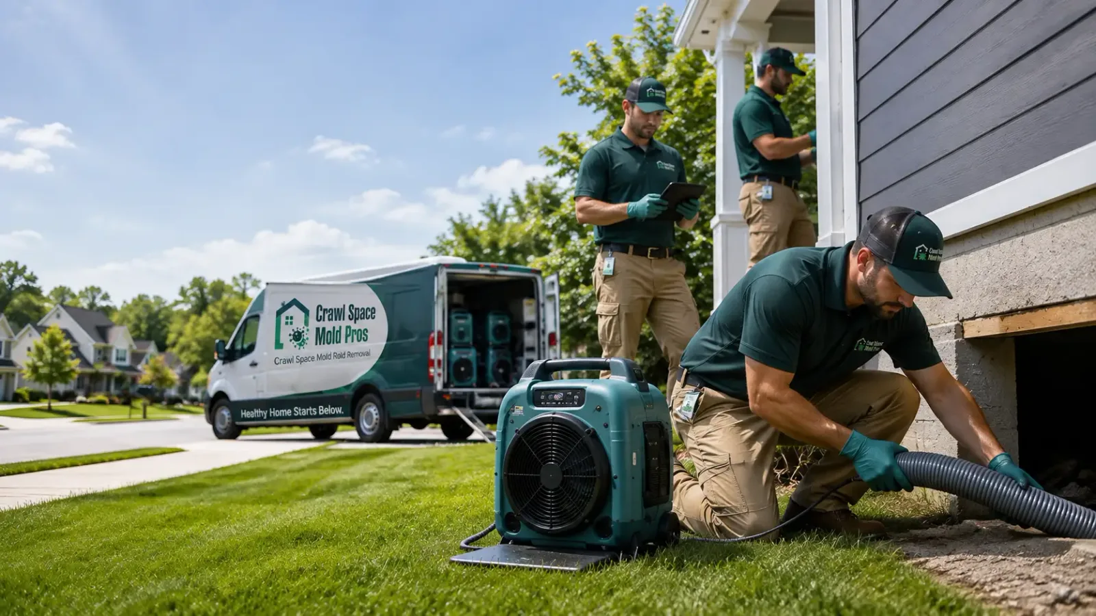 Crawl Space Mold Removal in Whitmore, CA